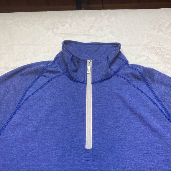 Tommy Bahama Blue 1/4 Zip Sweatshirt Size Small - Picture 6 of 12
